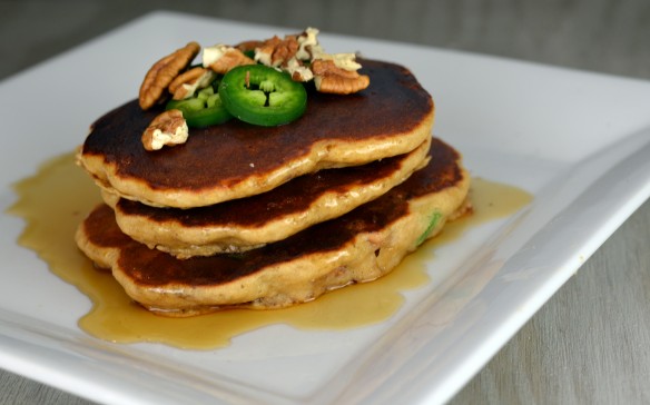 Jalapeño Pecan Pancakes