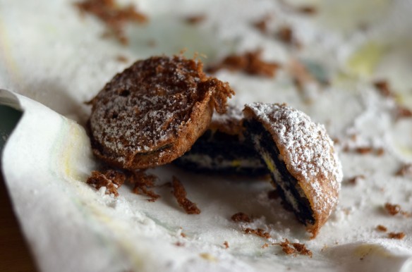 Fried {Birthday Cake} Oreos