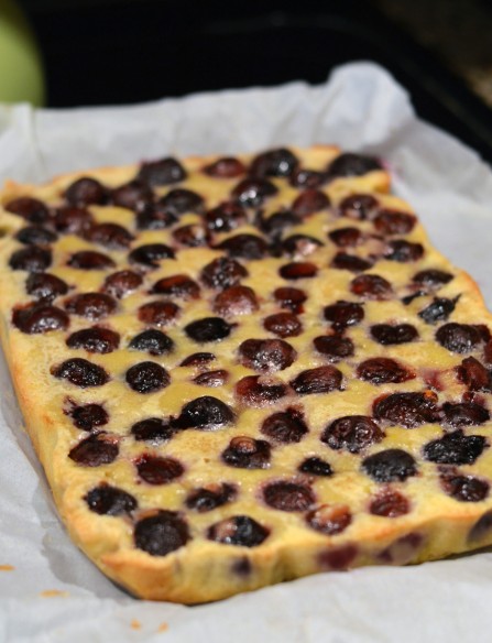 Brown Butter Cherry Amaretto Bars