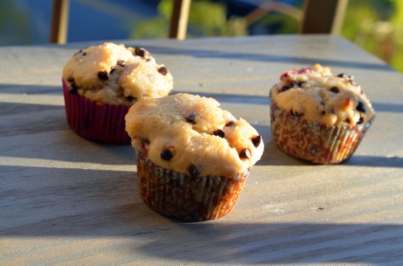 Strawberry Chocolate Chip Muffins